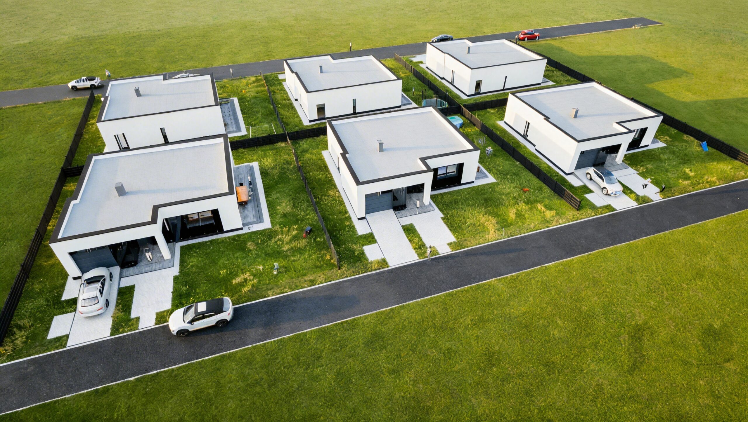 Osiedle Szklane Domy - plaski dach - ul. Chabrowa 6 Konarzyce