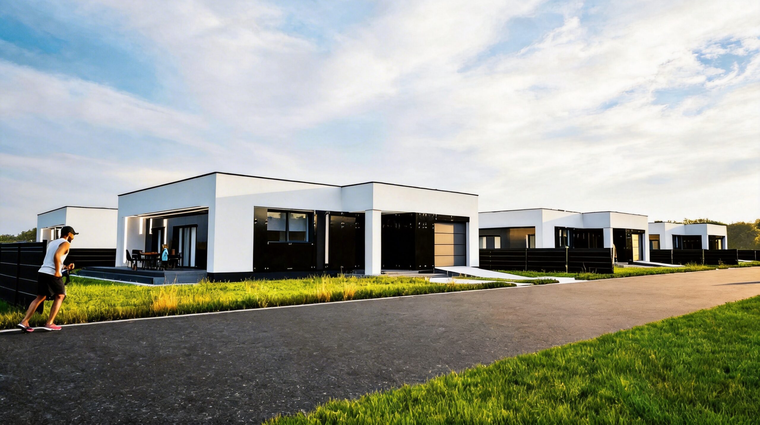 Osiedle Szklane Domy - plaski dach - ul. Chabrowa 6 Konarzyce