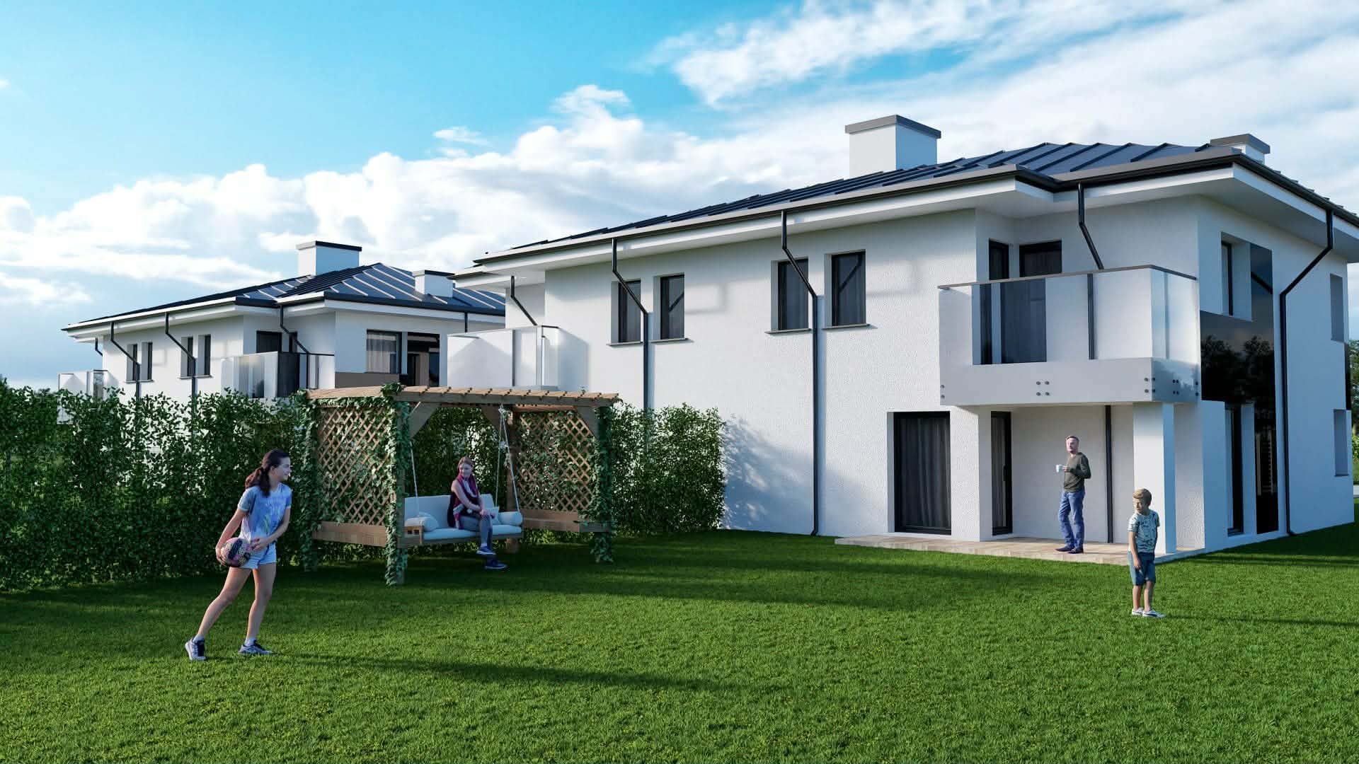 Osiedle Mlynowe - blizniak - ul. Mlynarska 36 Konarzyce