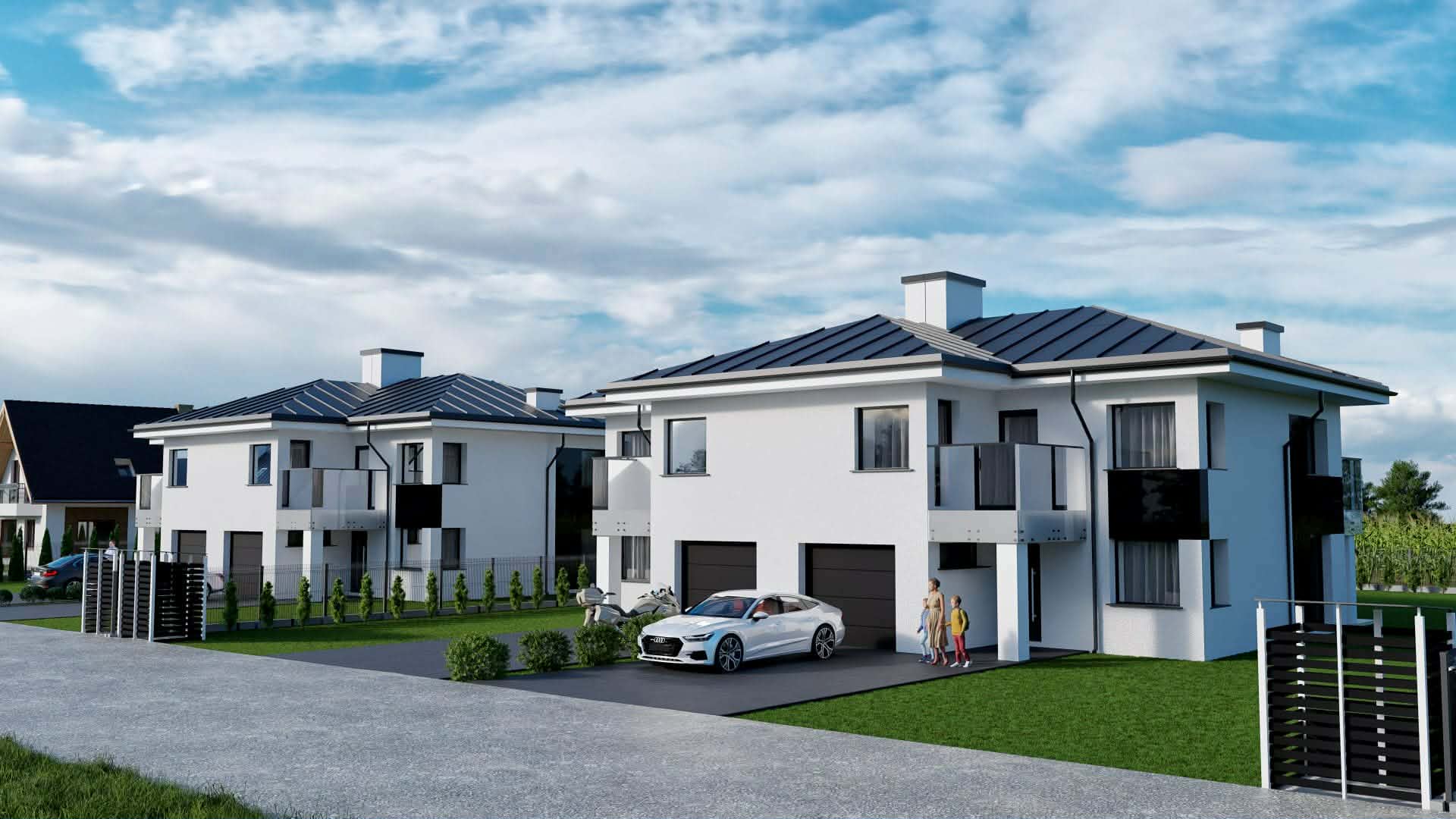 Osiedle Mlynowe - blizniak - ul. Mlynarska 36 Konarzyce